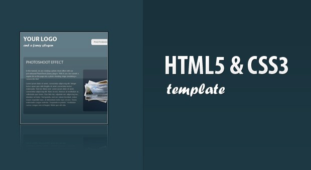 simple website with css template