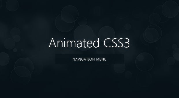 Making a CSS3 Animated Menu - Tutorialzine