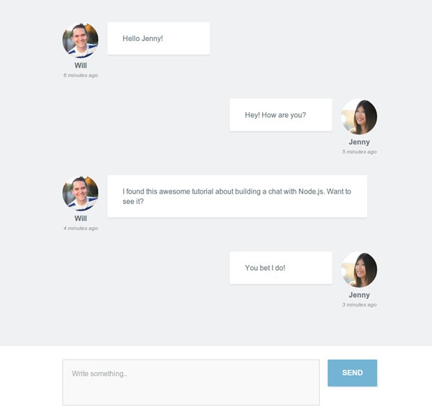 Realtime Chat With Node Js Tutorialzine