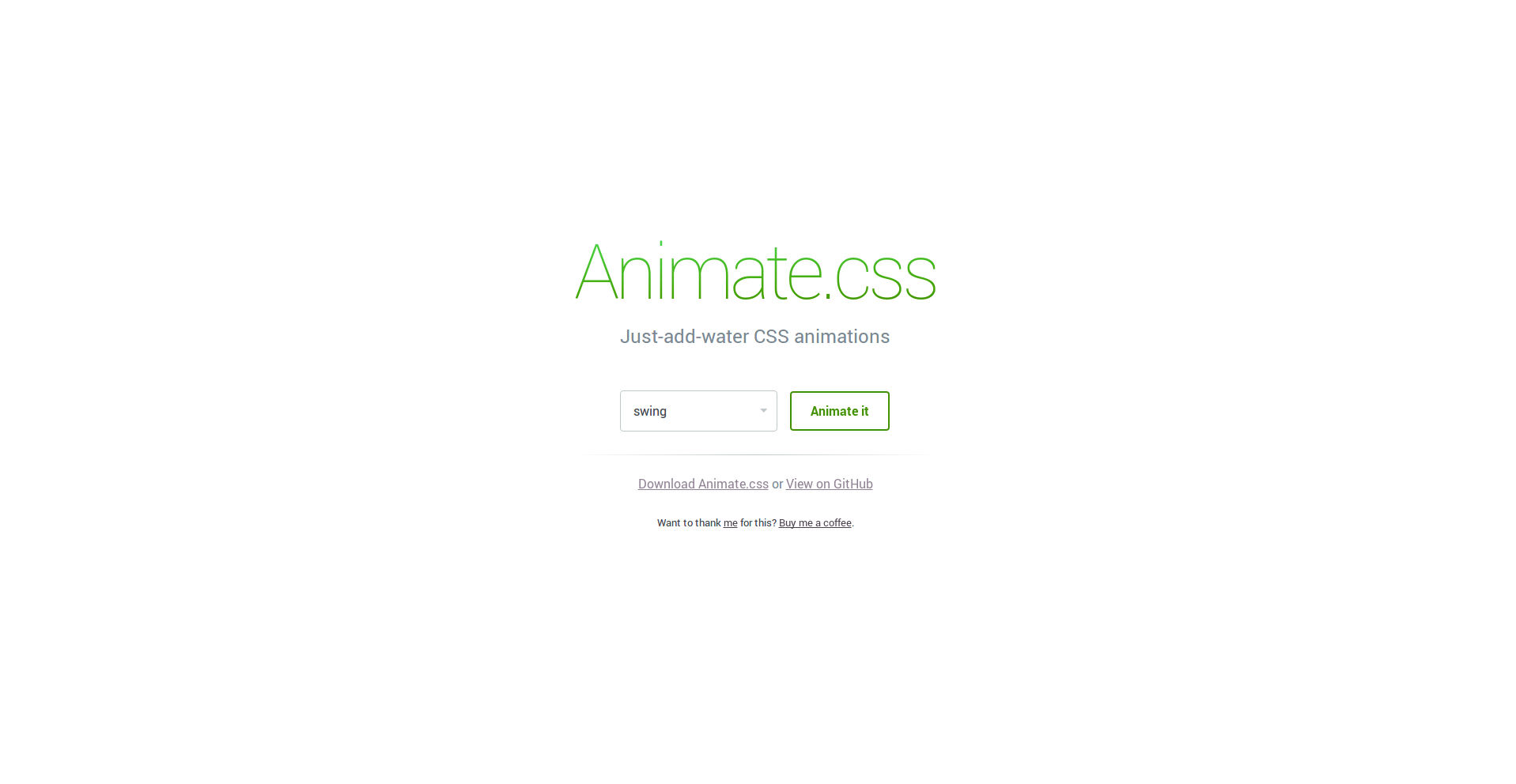 Animated html