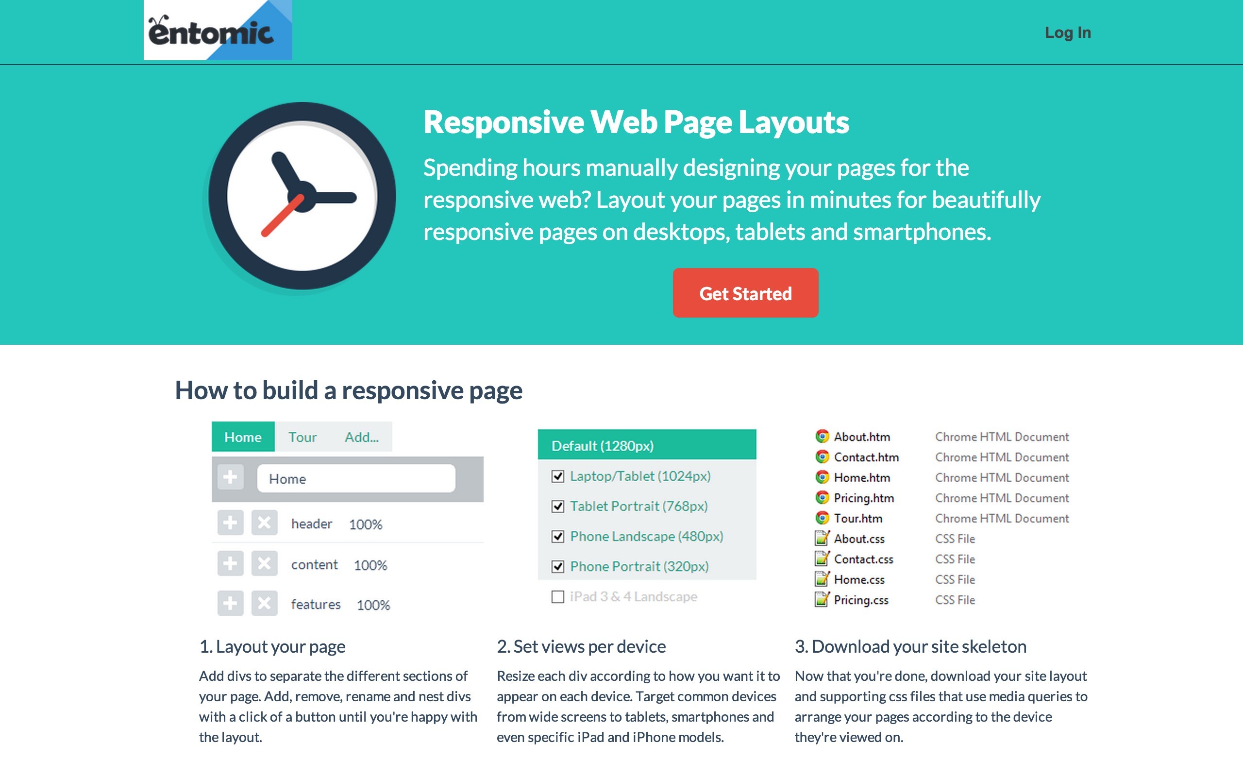 Paging response. Responsive CSS. Home CSS. Easy task. Website Layouts clean.