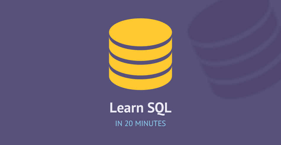 Learn SQL In 20 Minutes - Tutorialzine