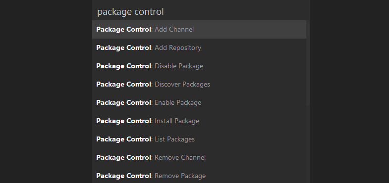 Как установить package control