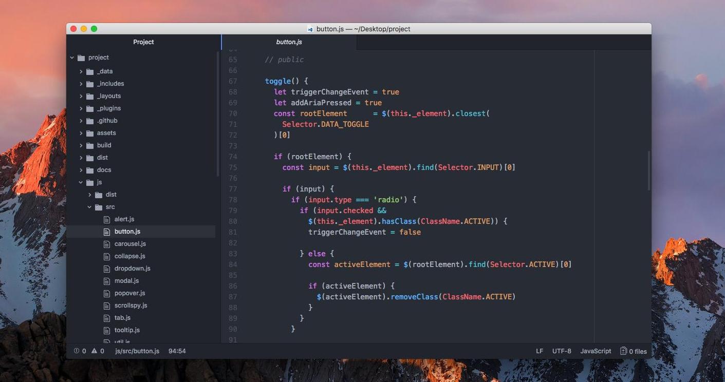 something like atom for mac 10.7.5