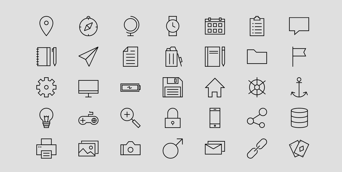 Download 9 Free Icon Packs For Web Developers Tutorialzine