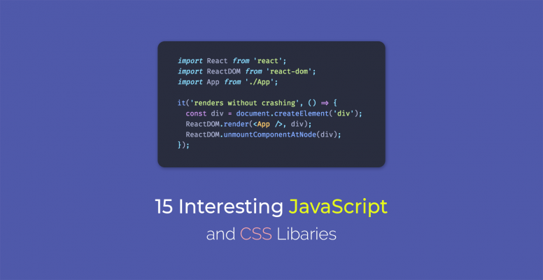15-interesting-javascript-and-css-libraries-for-march-2018